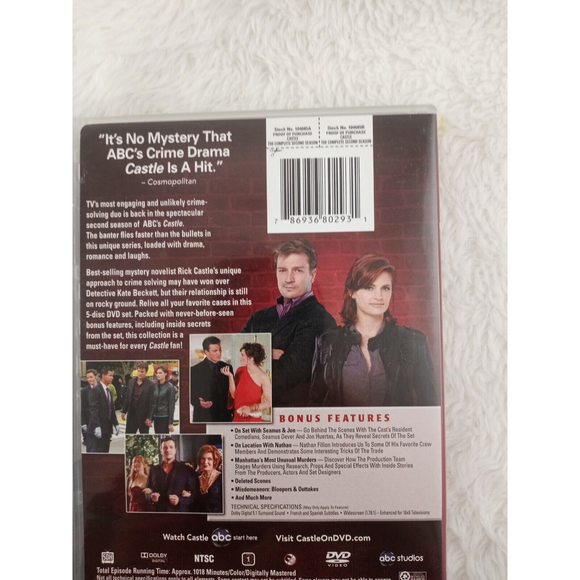 Castle Dvd Complete Set Of Season 1 And 2 - Picture 3 of 7